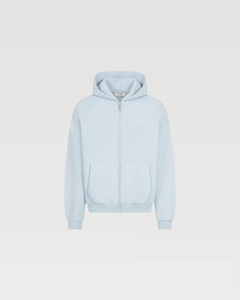 Hoodie zippé SU – Bleu glacier