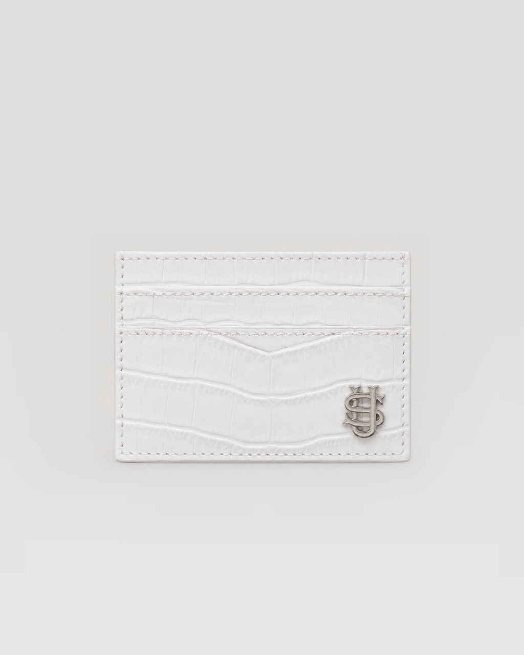 Porte-cartes SU effet python – Blanc