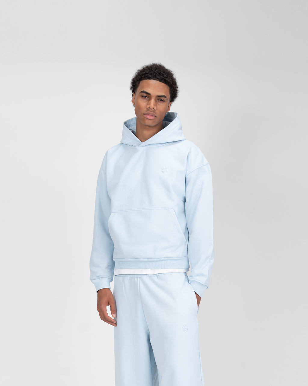 Hoodie SU – Bleu glacier