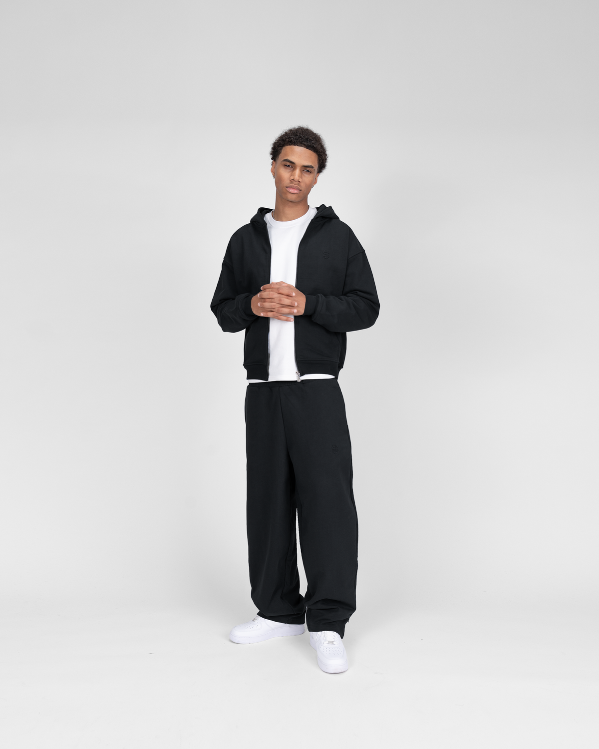 Hoodie zippé SU – Noir