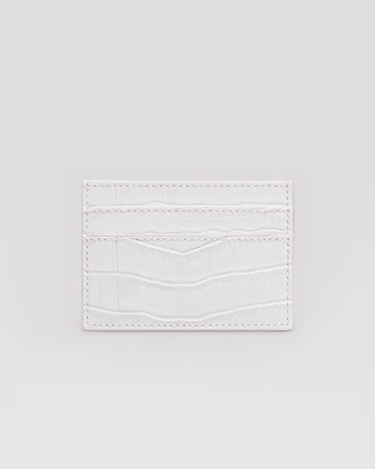Porte-cartes SU effet python – Blanc