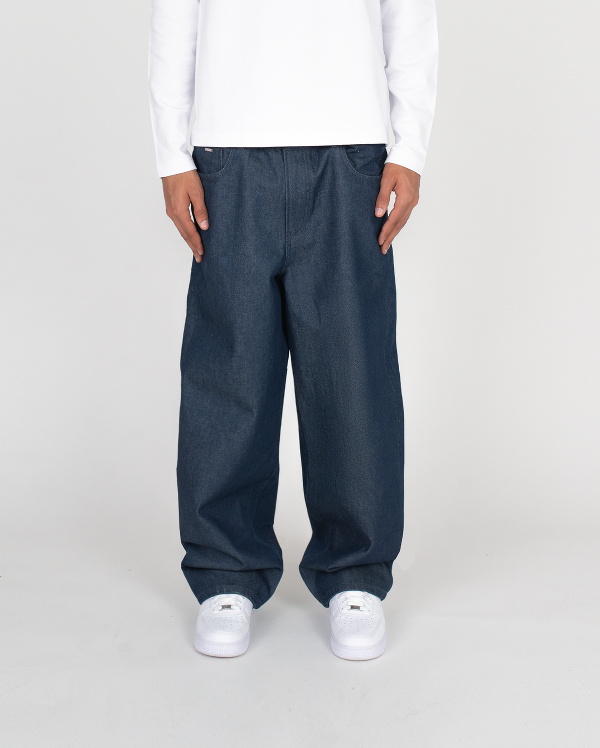 Jean brut Basic – Bleu brut