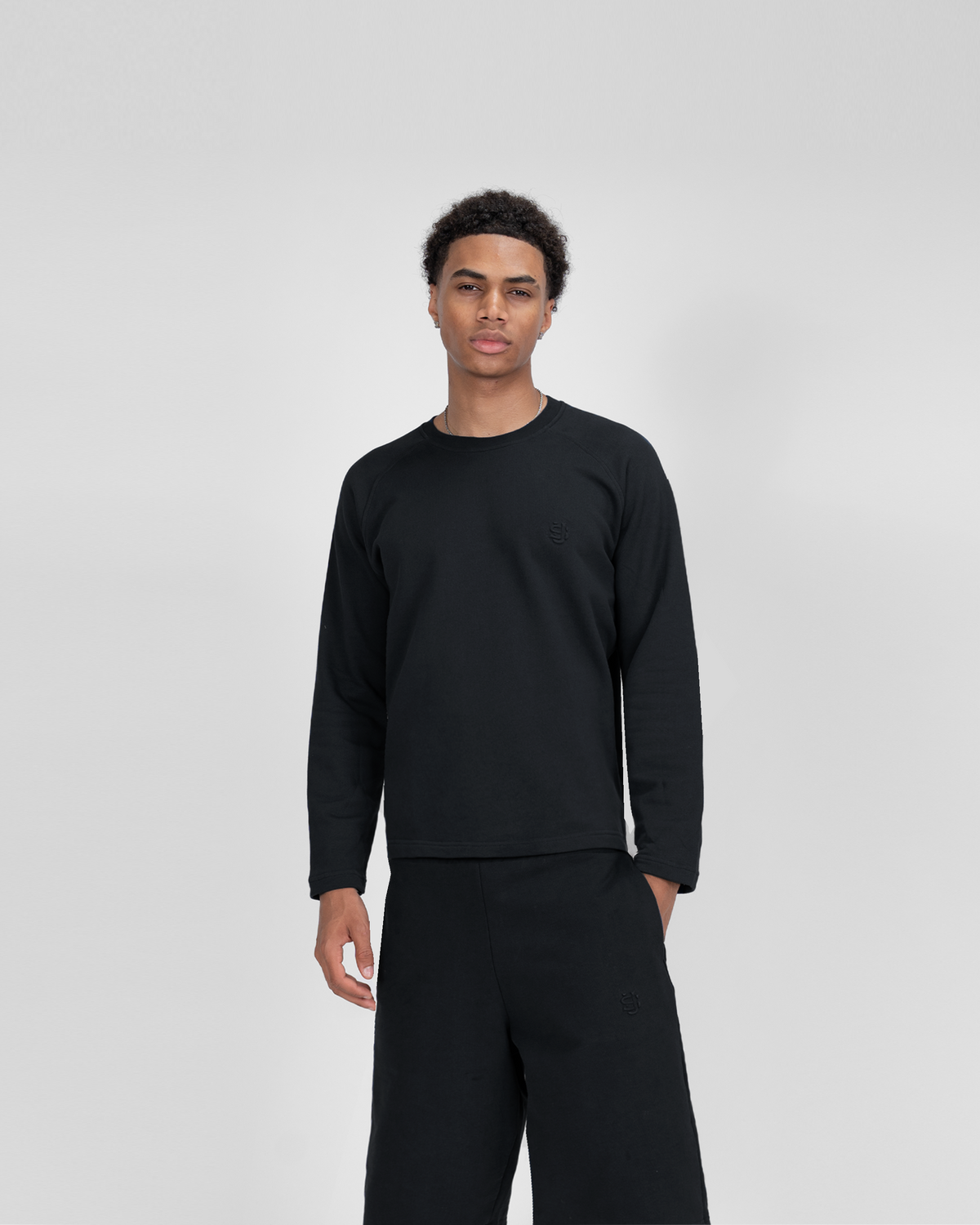 T-shirt manches longues SU – Noir