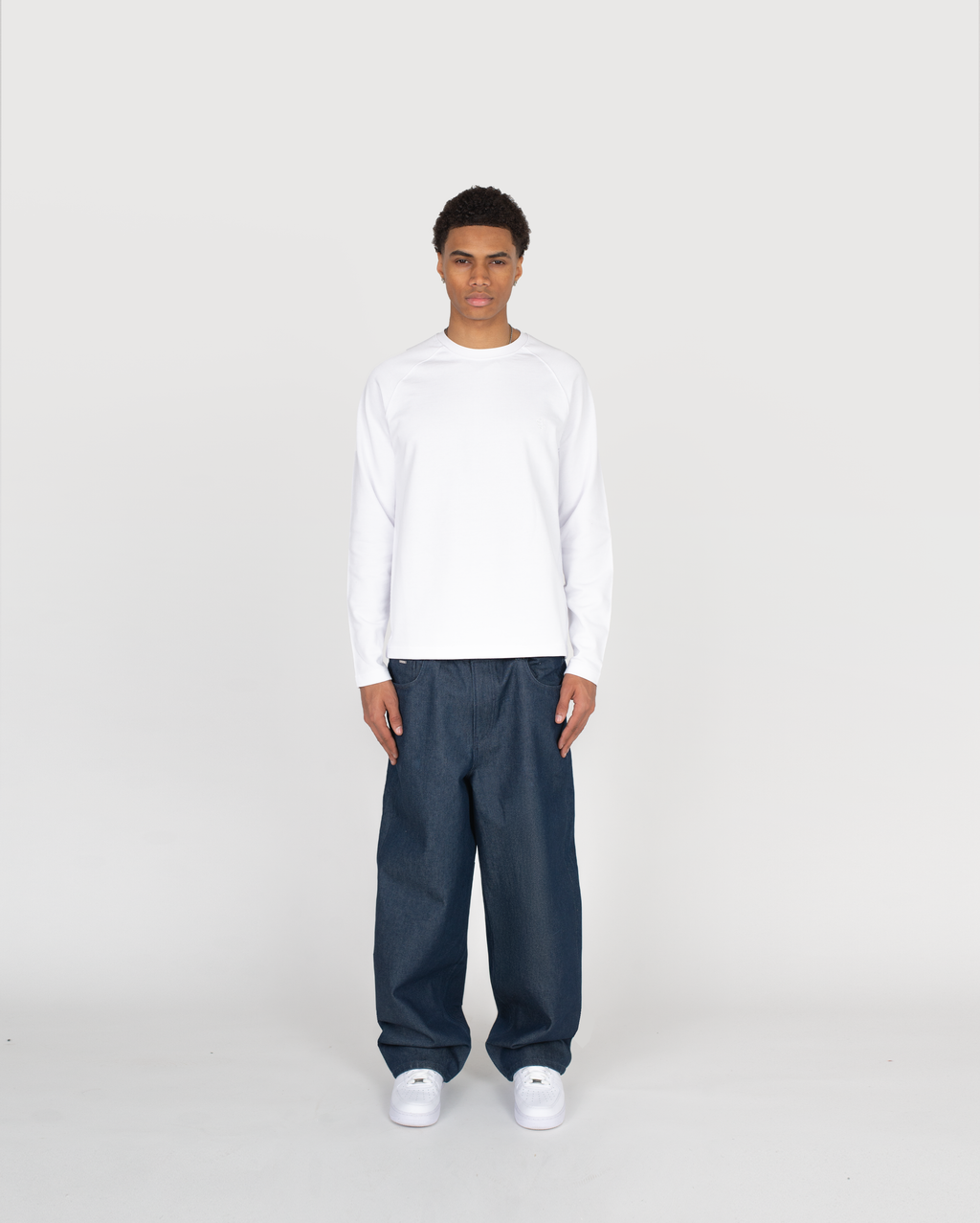 Jean brut Basic – Bleu brut