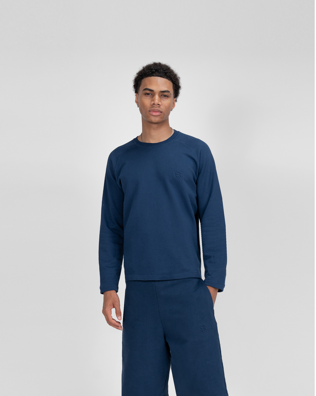 T-shirt manches longues SU – Bleu marine