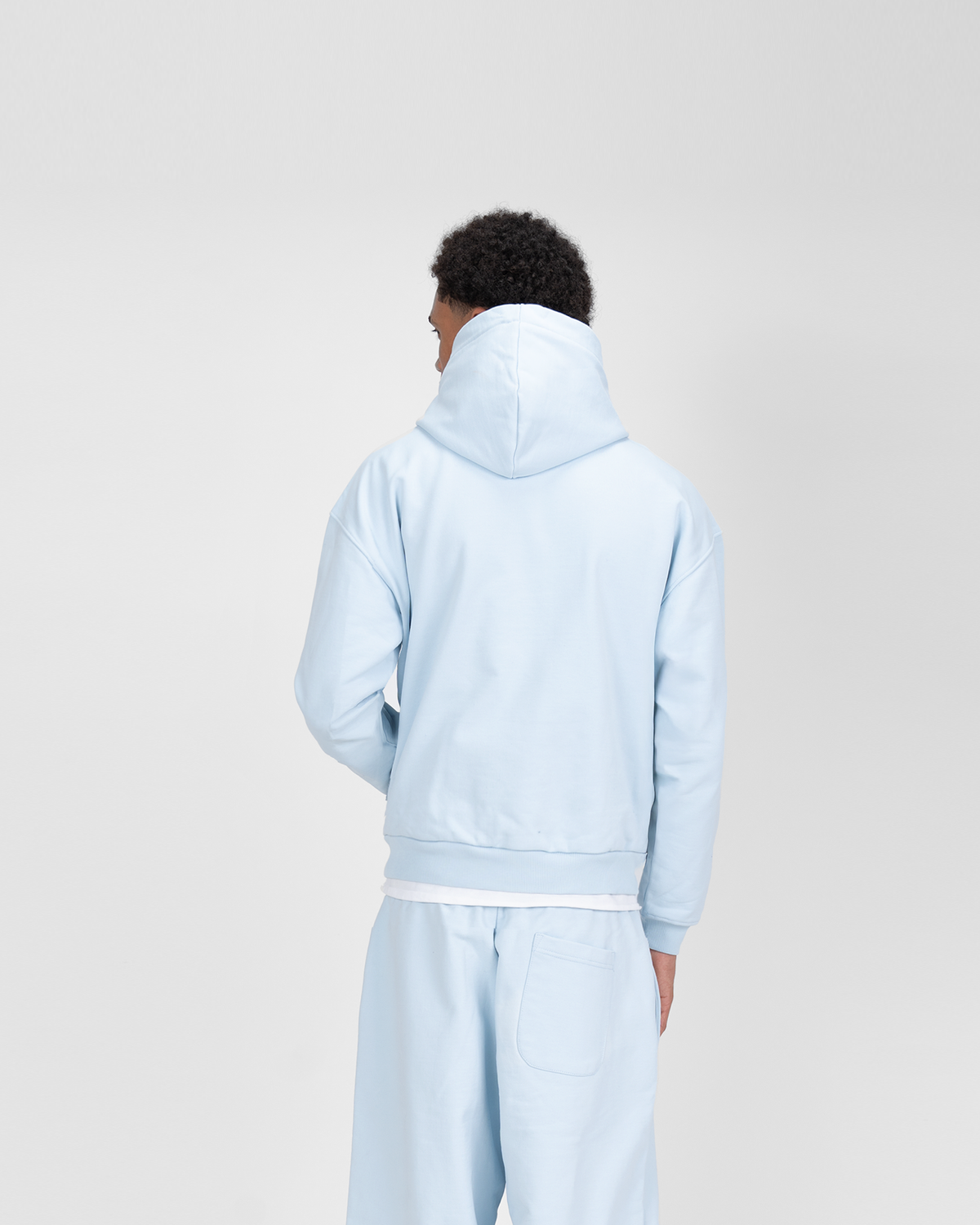 Hoodie SU – Bleu glacier