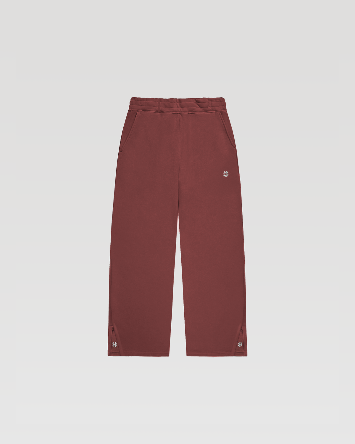 Jogging zippé Classic – Bordeaux