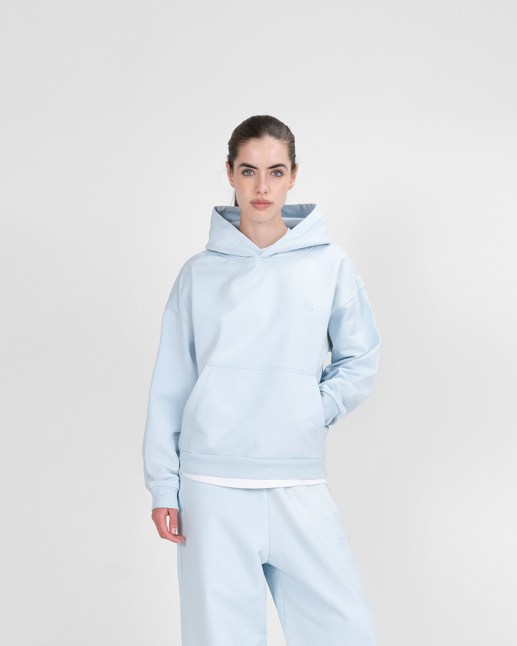Hoodie SU – Bleu glacier