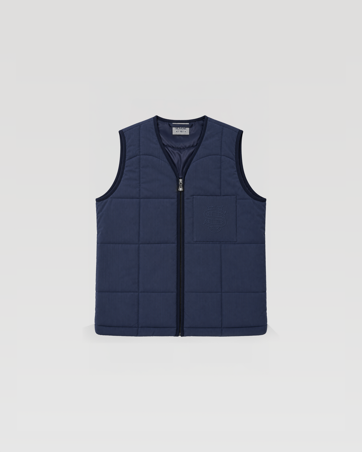 Doudoune sans manches SU – Bleu marine