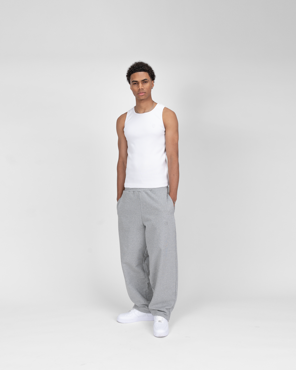 Débardeur côtelé SU – Blanc
