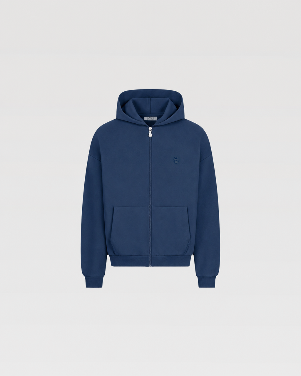 Hoodie zippé SU – Bleu marine