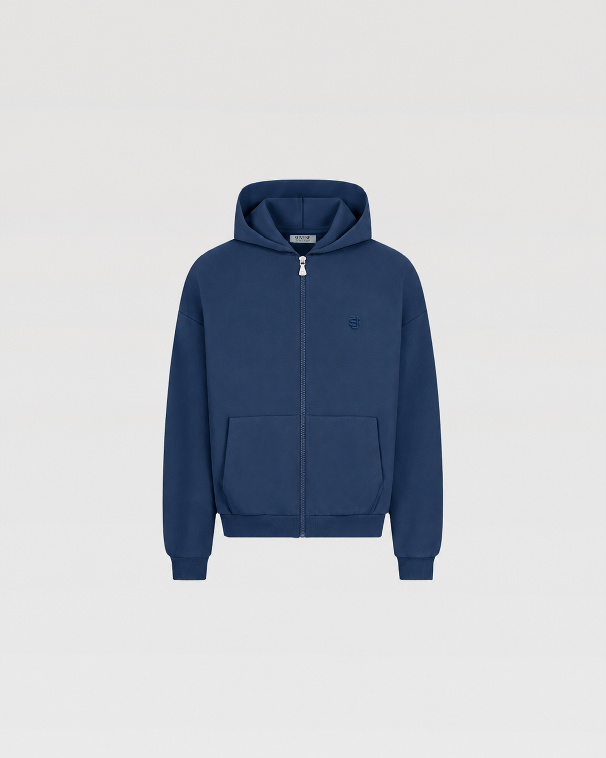 Hoodie zippé SU – Bleu marine