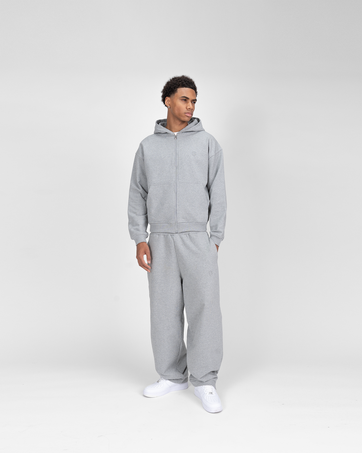 Hoodie zippé SU – Gris