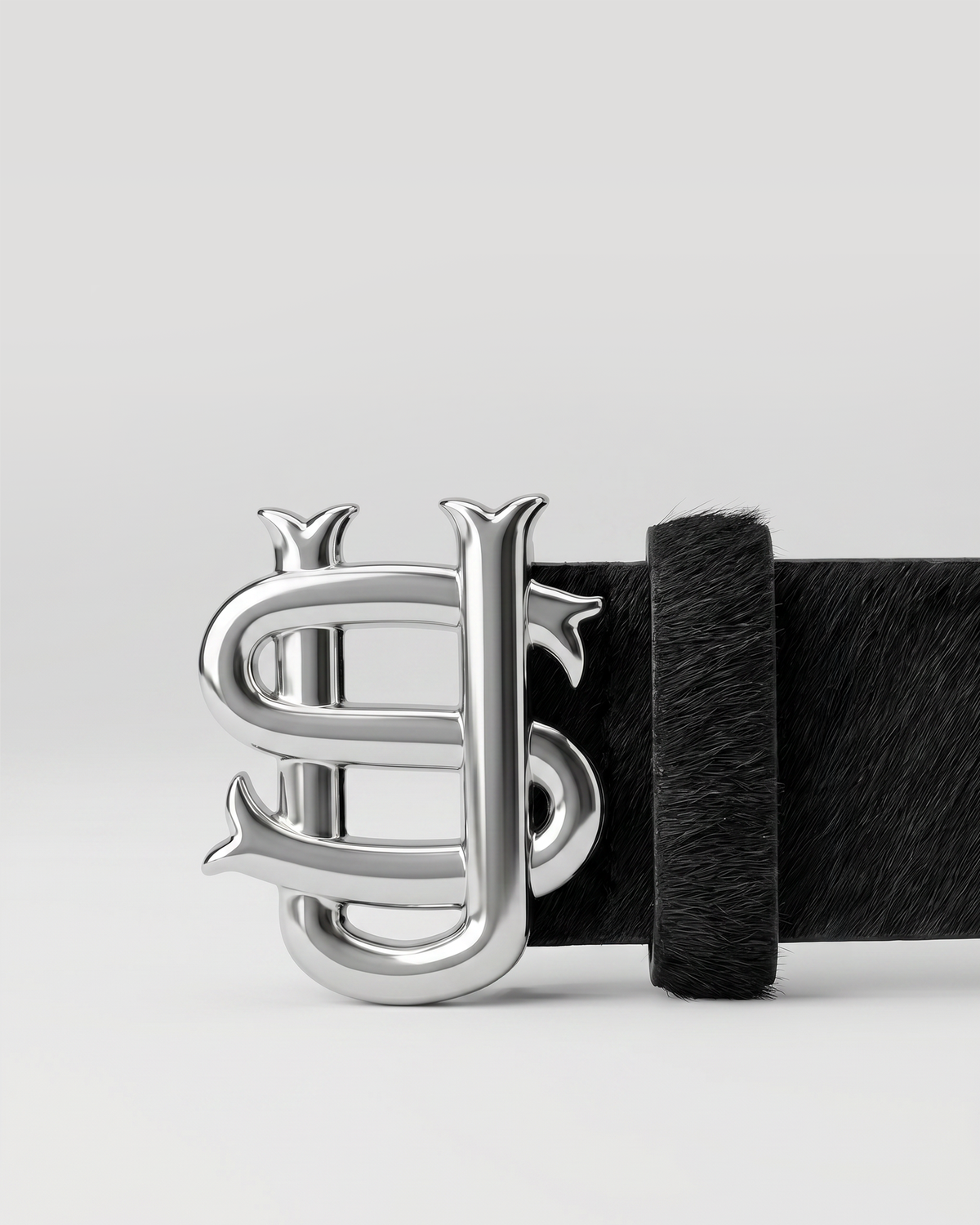 Ceinture SU en cuir – Noir