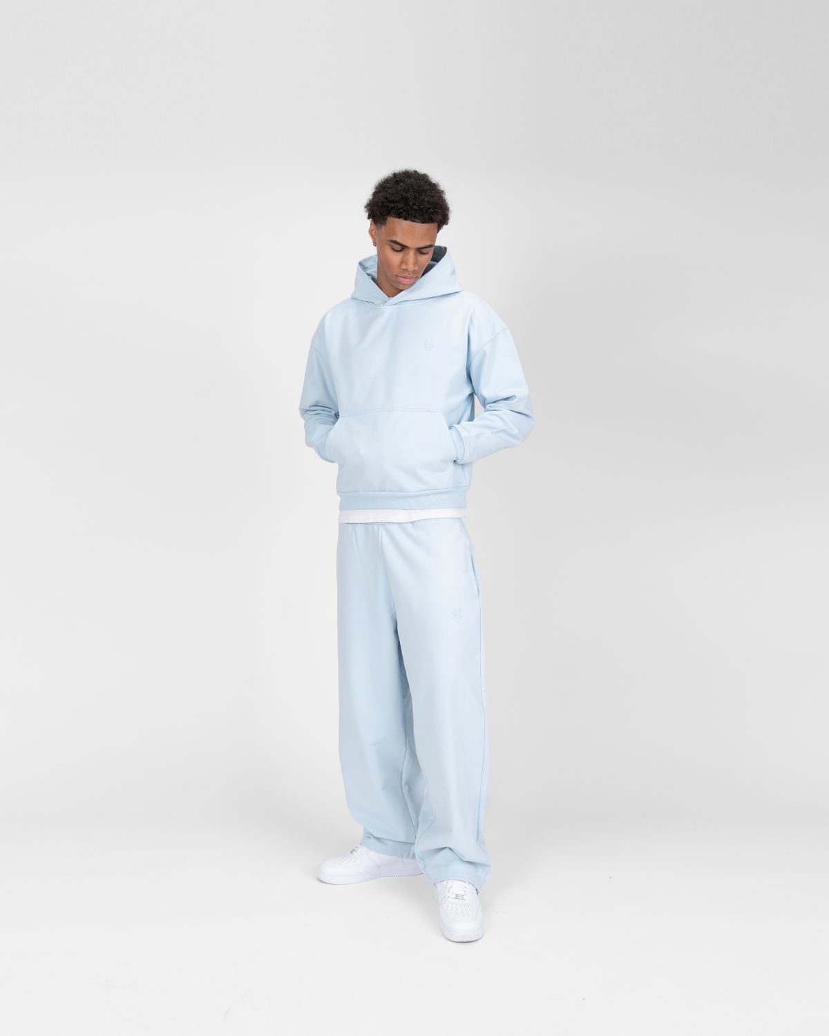 Hoodie SU – Bleu glacier