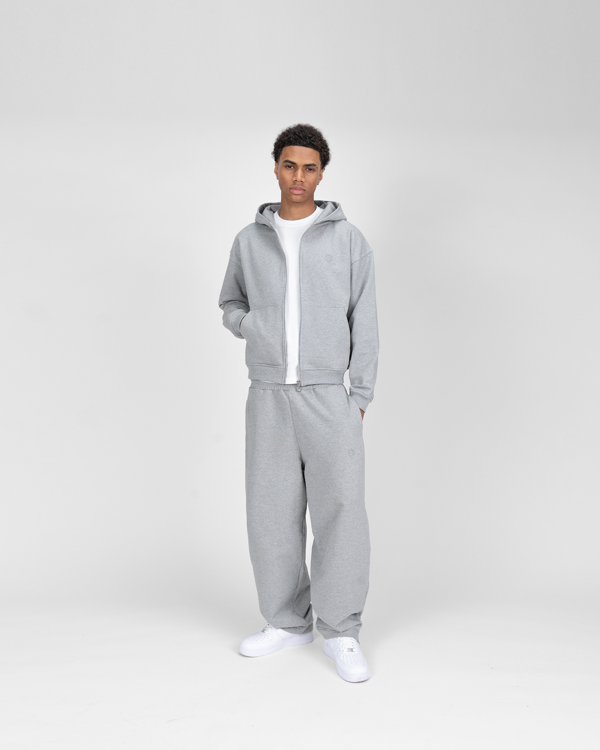 Hoodie zippé SU – Gris