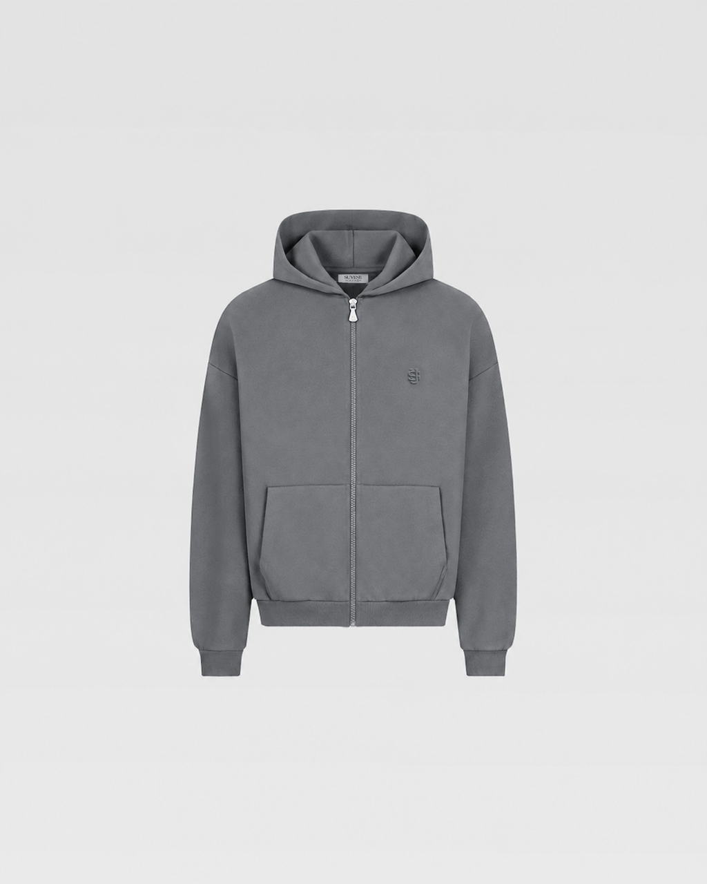 Hoodie zippé SU – Anthracite