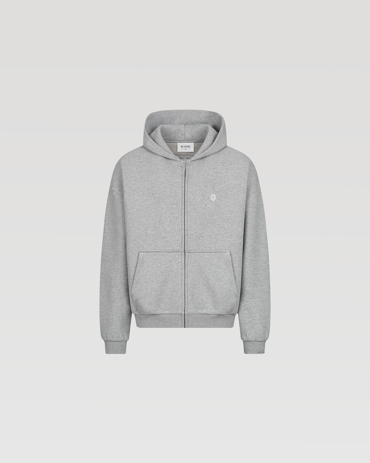 Hoodie zippé Classic – Gris