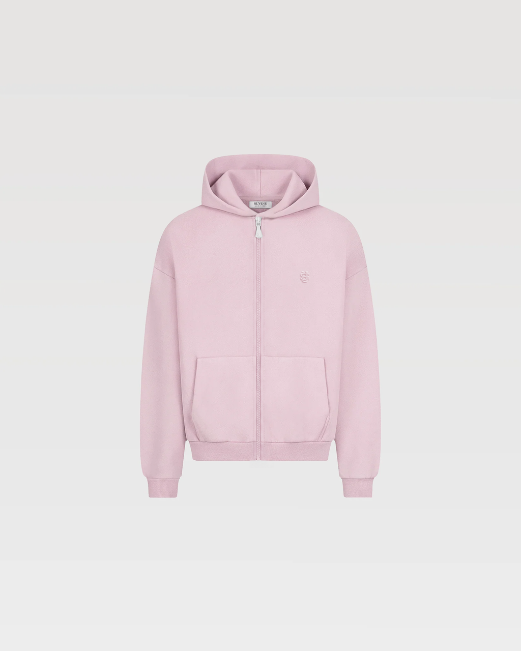 Hoodie zippé SU – Rose
