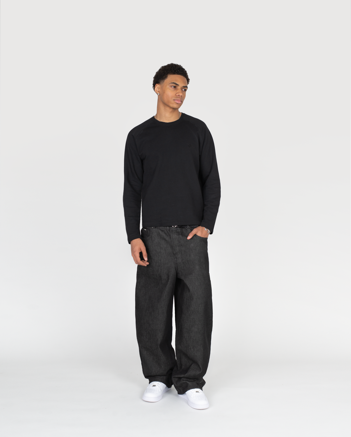 Jean brut Basic – Noir