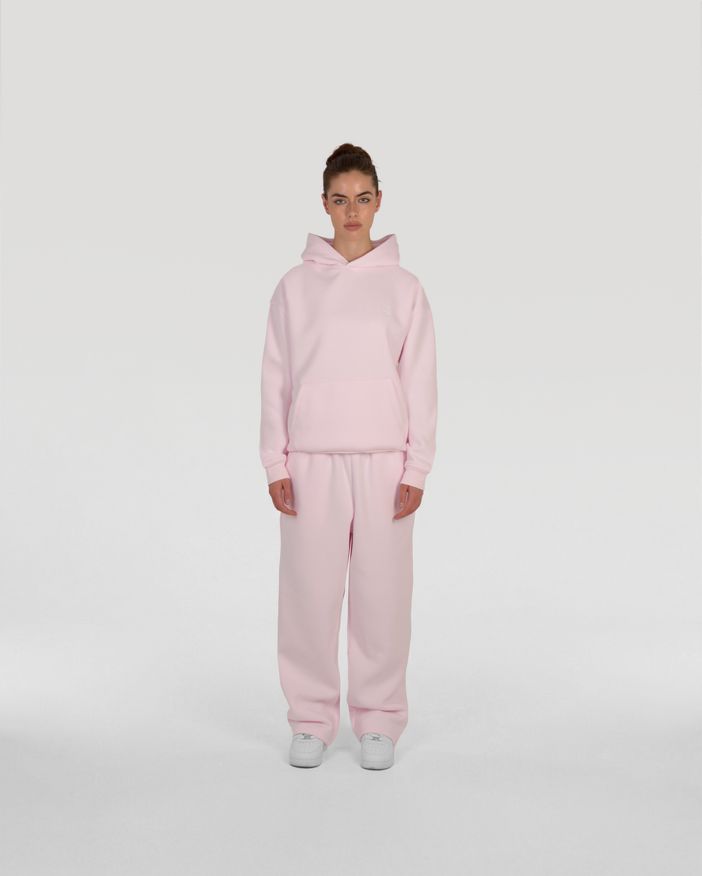 Jogging zippé Classic – Rose