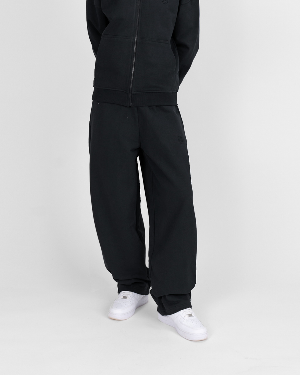 Jogging zippé SU – Noir