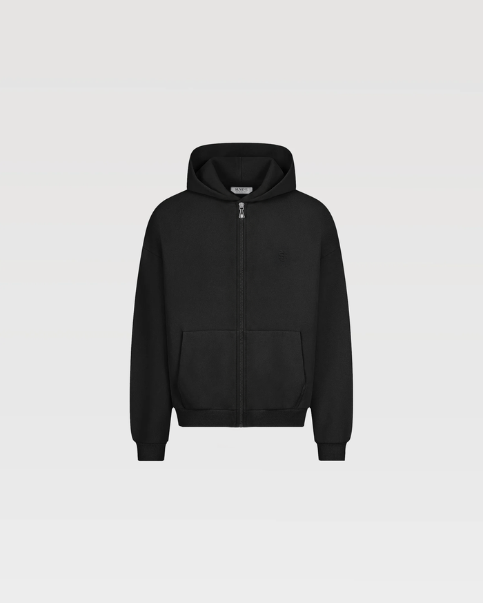 Hoodie zippé SU – Noir