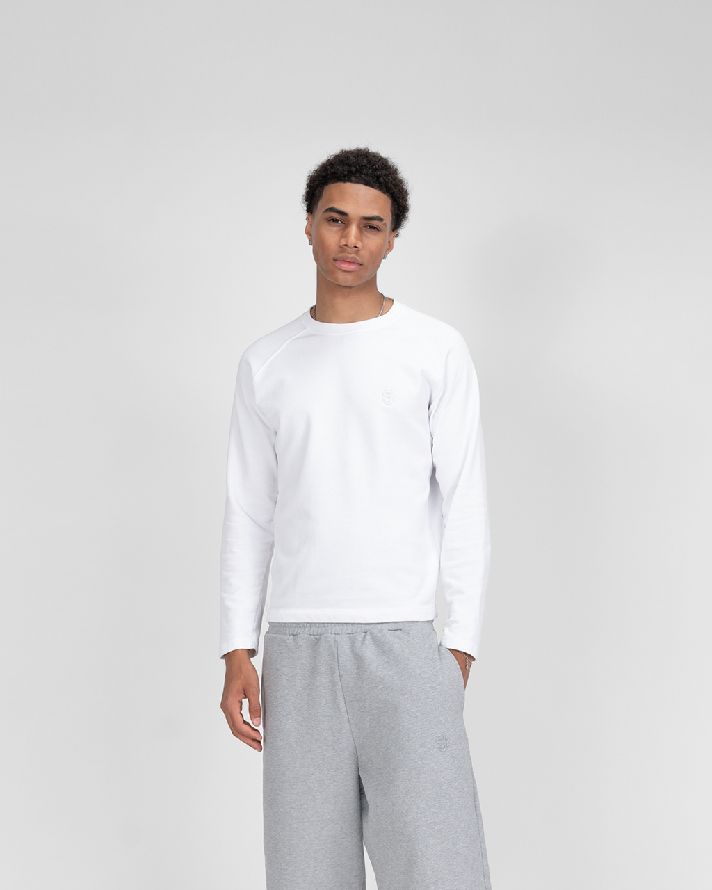 T-shirt manches longues SU – Blanc