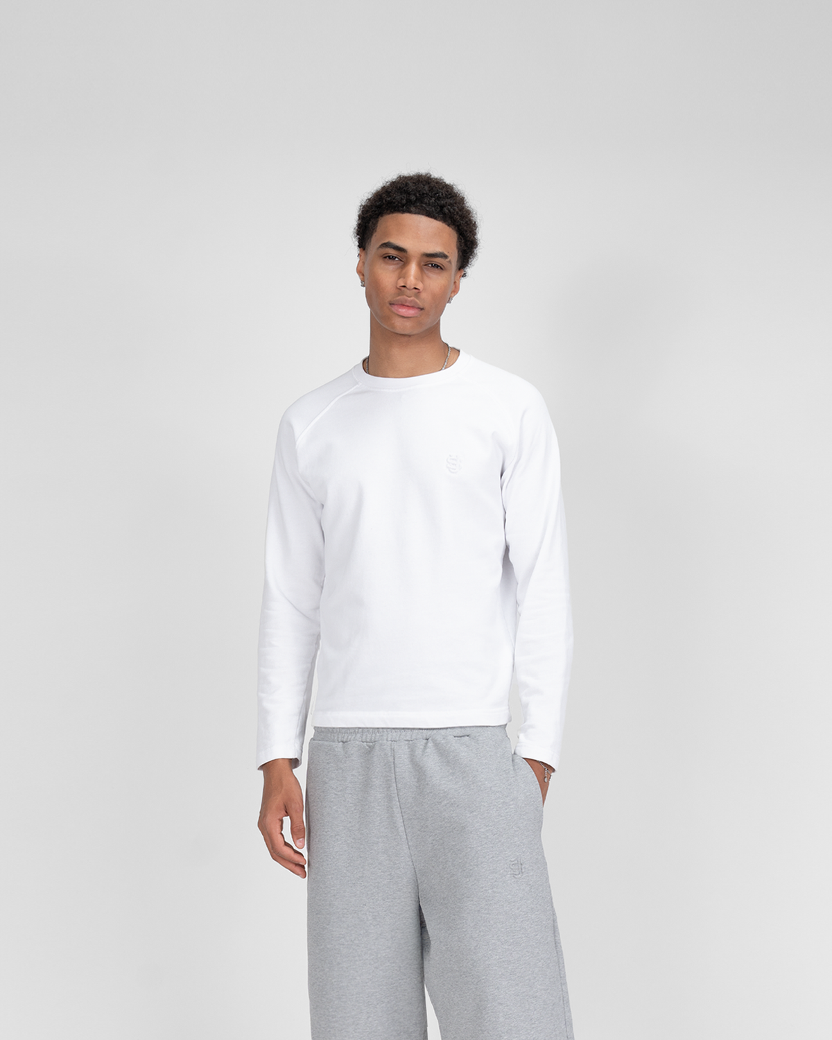 T-shirt manches longues SU – Blanc