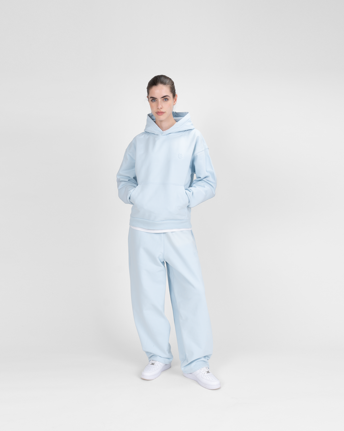 Hoodie SU – Bleu glacier