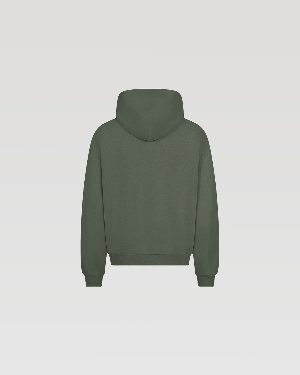 Hoodie zippé Classic – Kaki