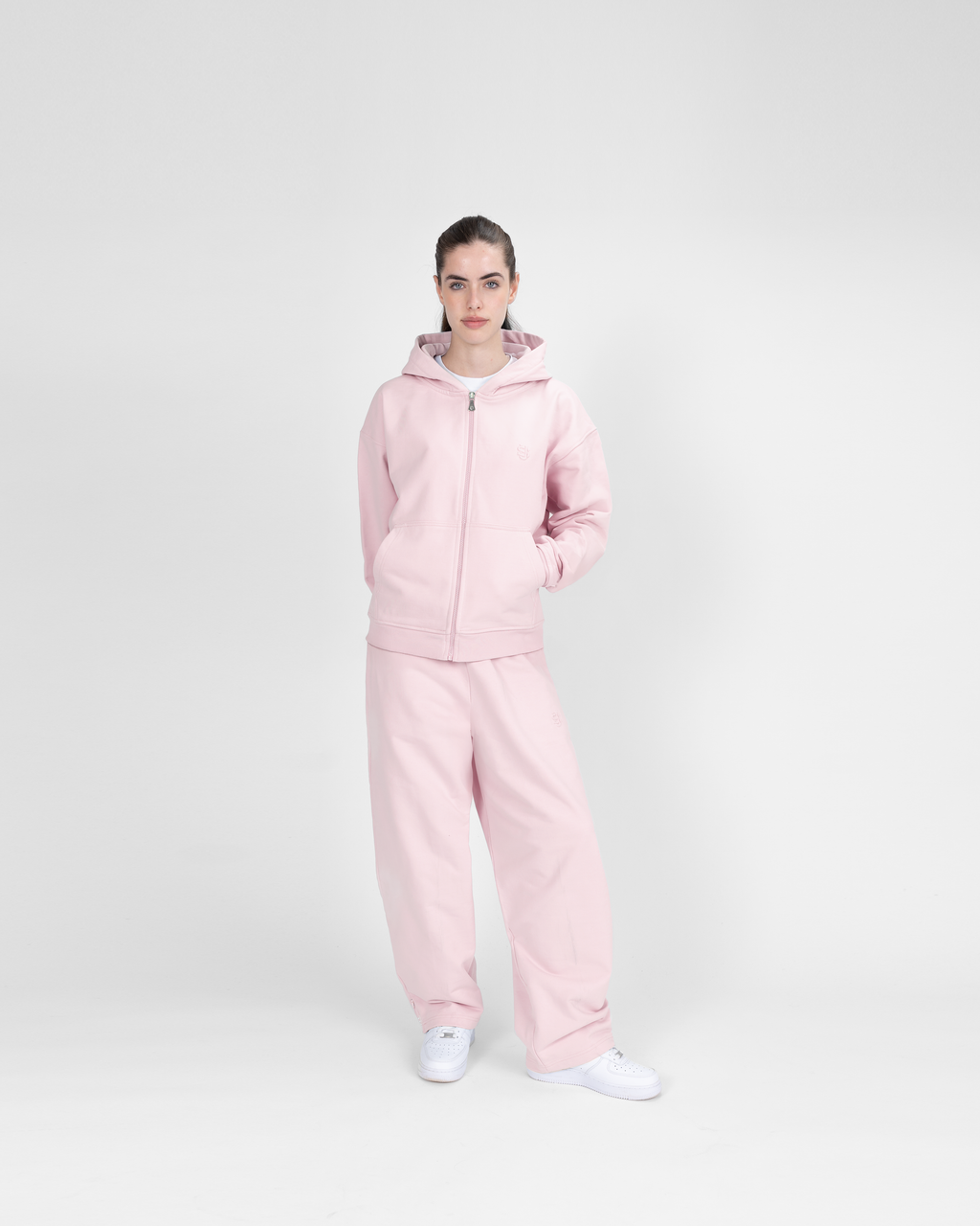 Hoodie zippé SU – Rose