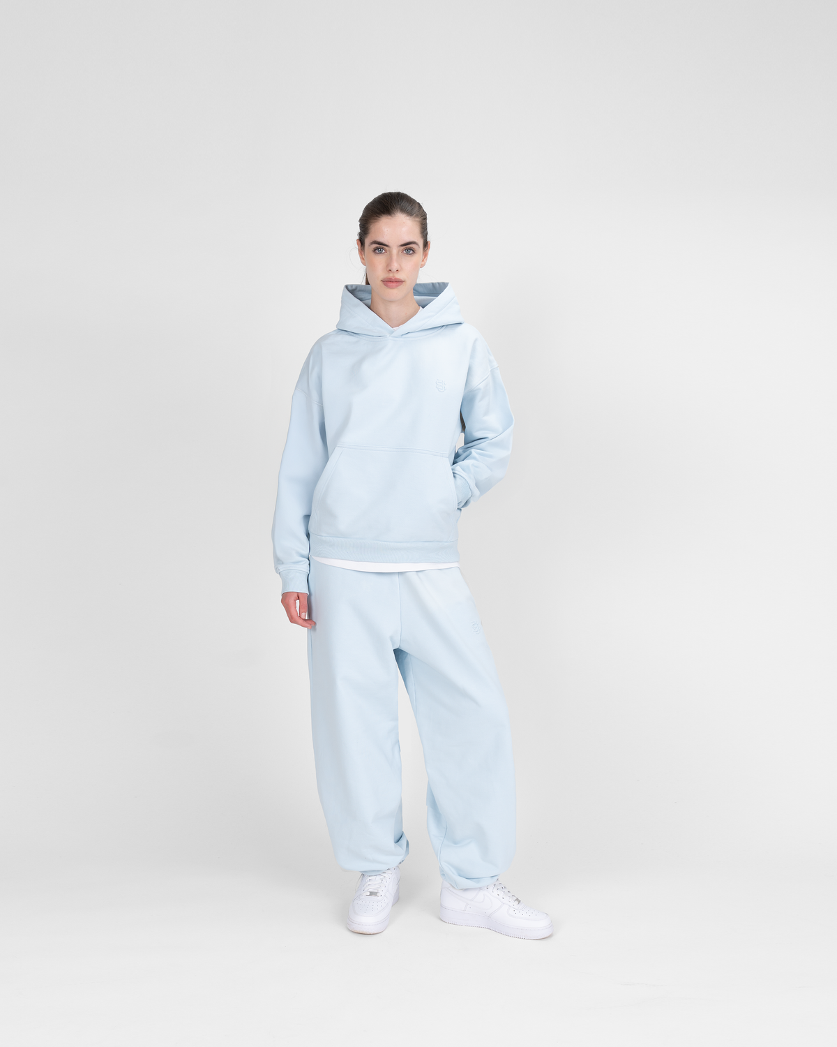 Hoodie SU – Bleu glacier