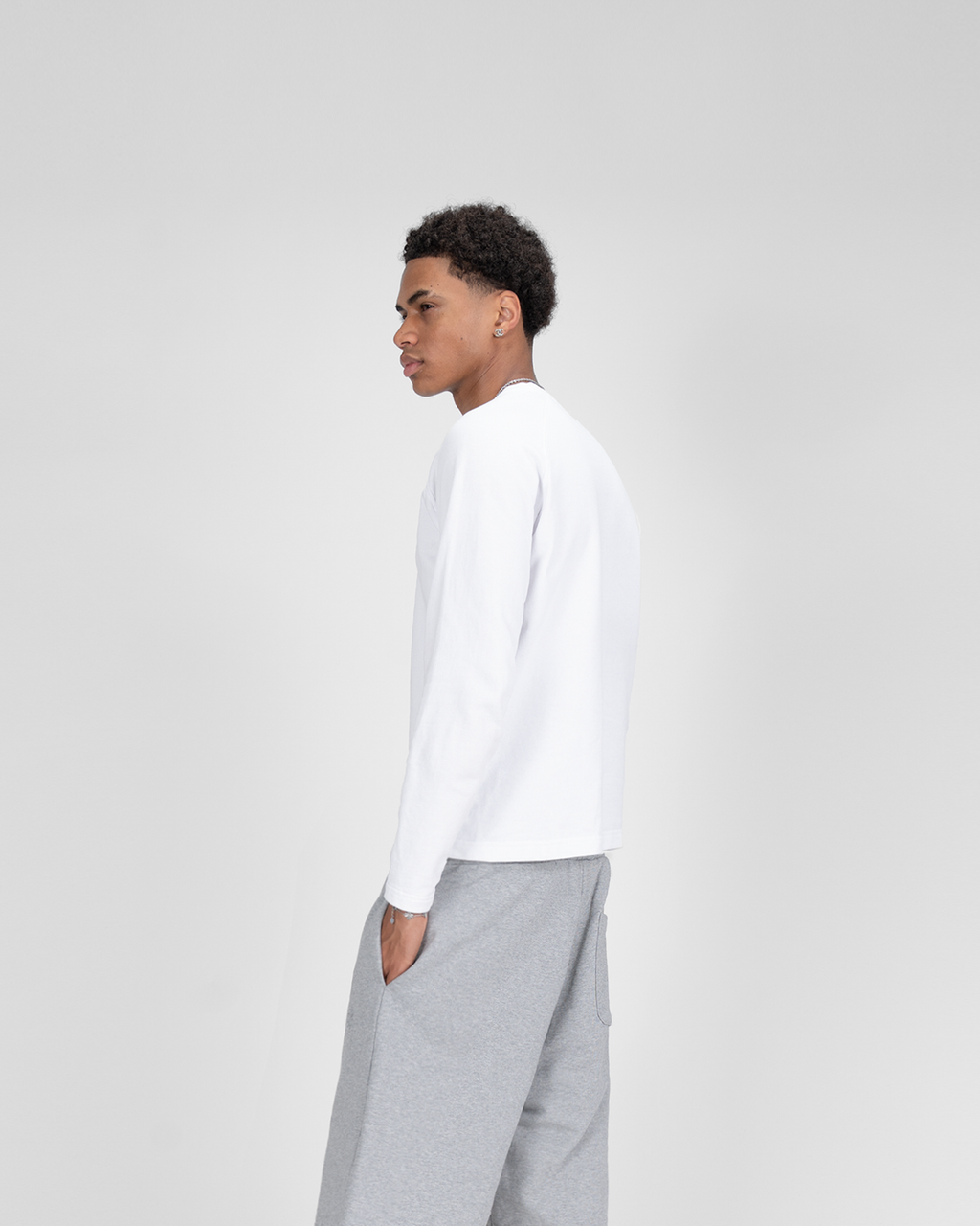T-shirt manches longues SU – Blanc