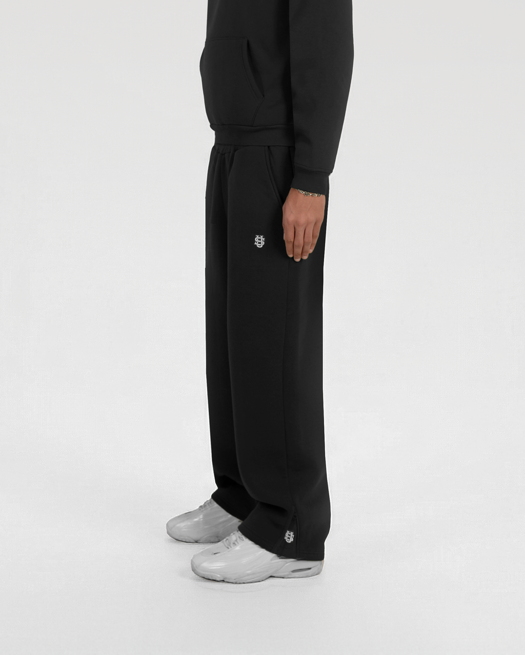 Jogging zippé Classic – Noir