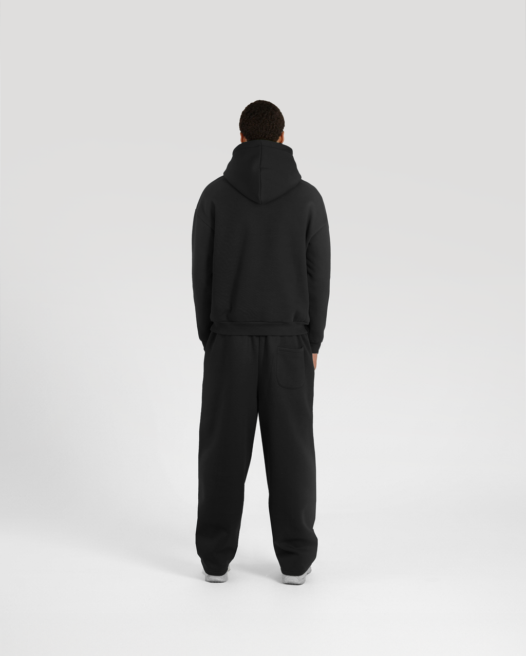 Jogging zippé Classic – Noir