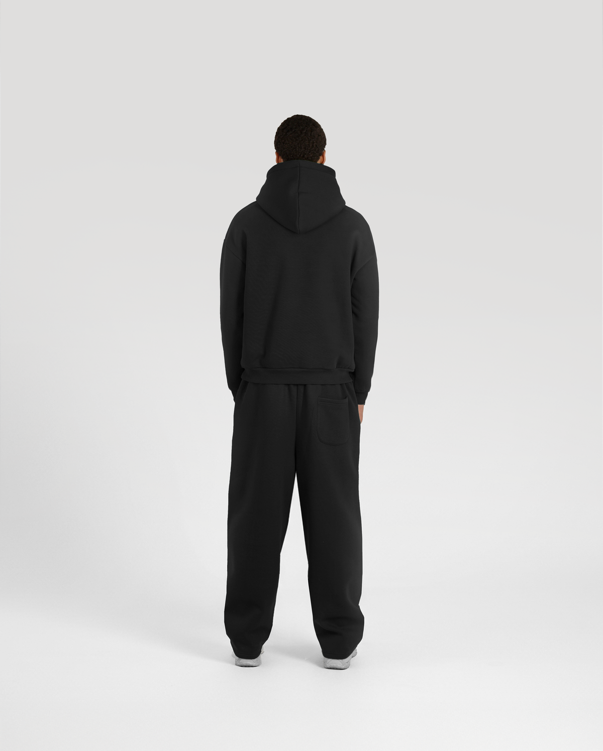 Jogging zippé Classic – Noir