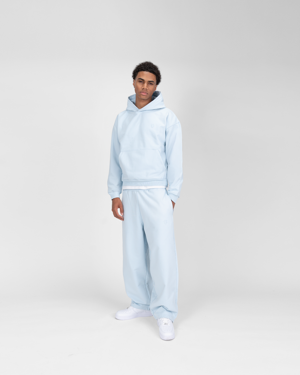 Hoodie SU – Bleu glacier